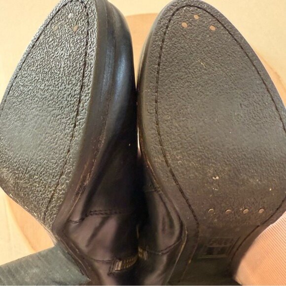 Frye Women’s Ankle Boot Patty Riding Bootie Black Leather Block Heel Size 7 - Picture 11 of 14